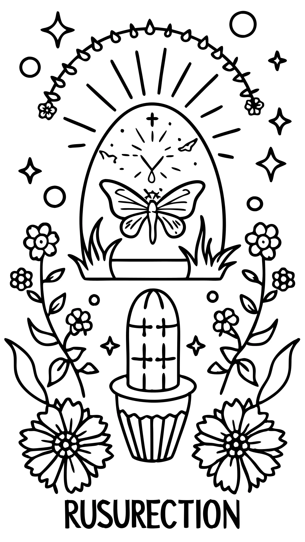 coloring page resurrection